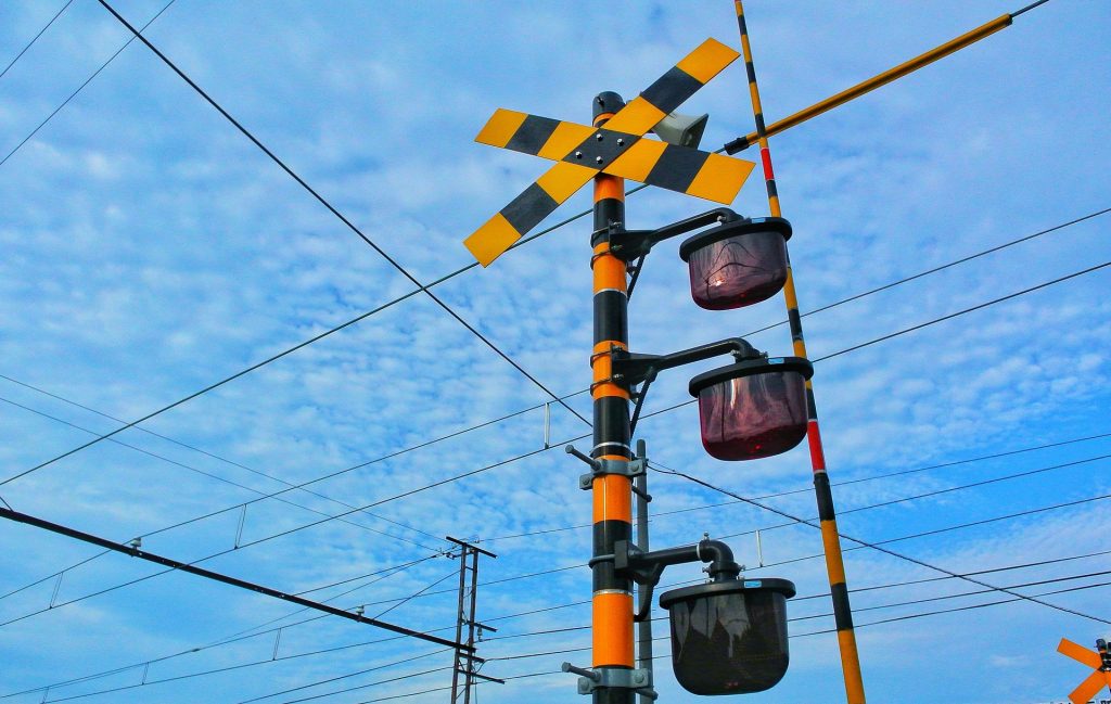 Japanese Train Crossing