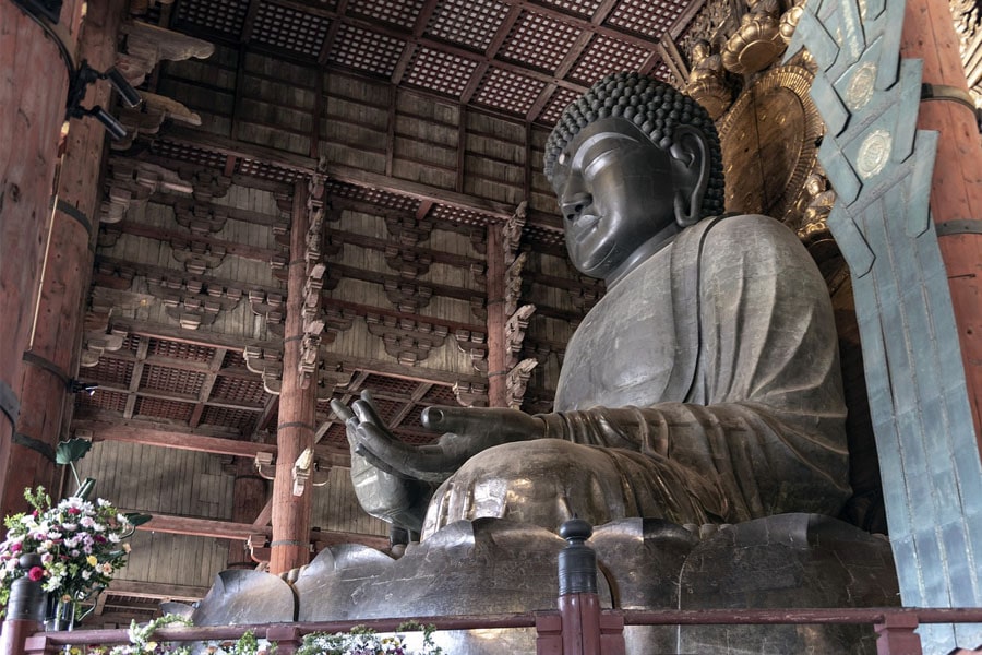 Daibutsu at Todai-ji temple in Nara