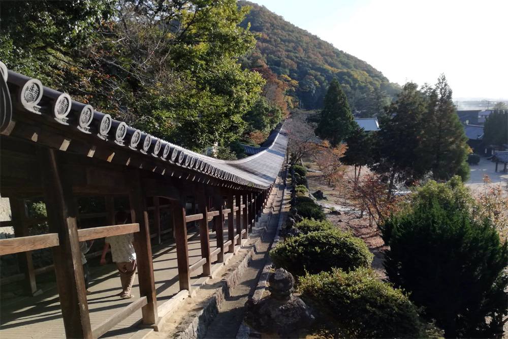 Kibitsu shrine long hall