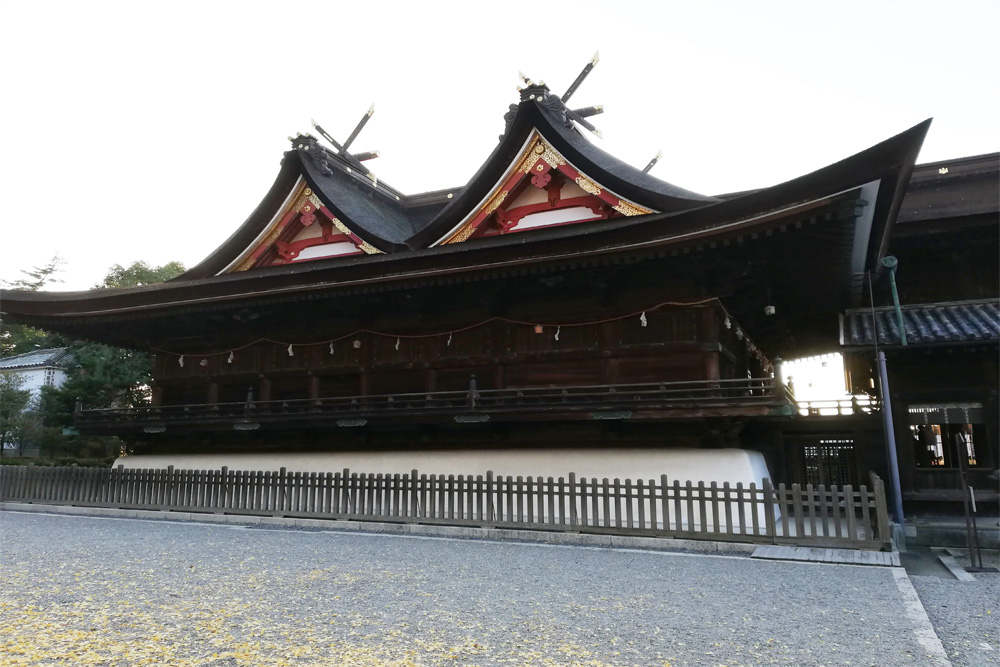 Kibitsu shrine in okayama