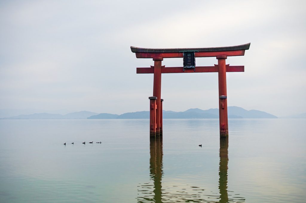 Torii Gate at Shirahige Shrine