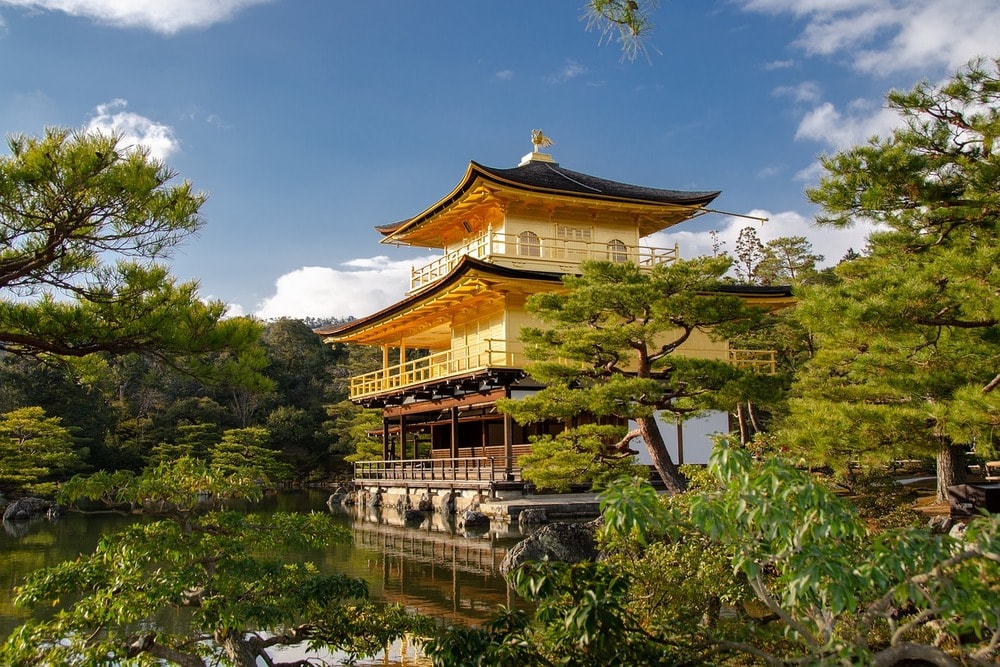 The Kinkaku-ji temple makes it on our list for the top attractions in Kyoto