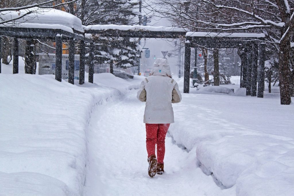 dressing warm is key to enjoying winter in Japan