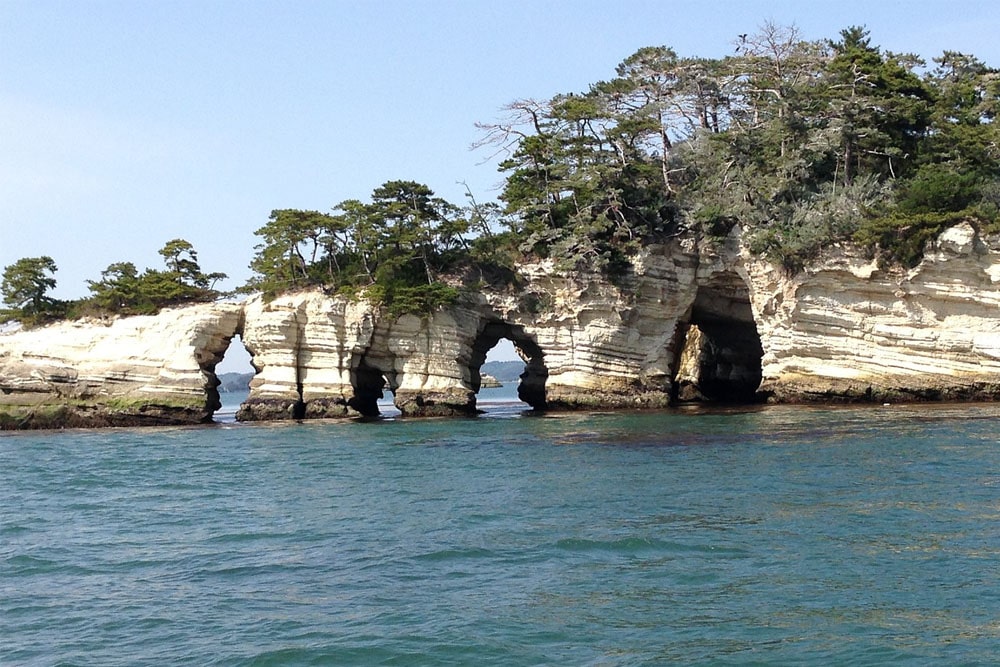 Bell island in the Matsushima bay