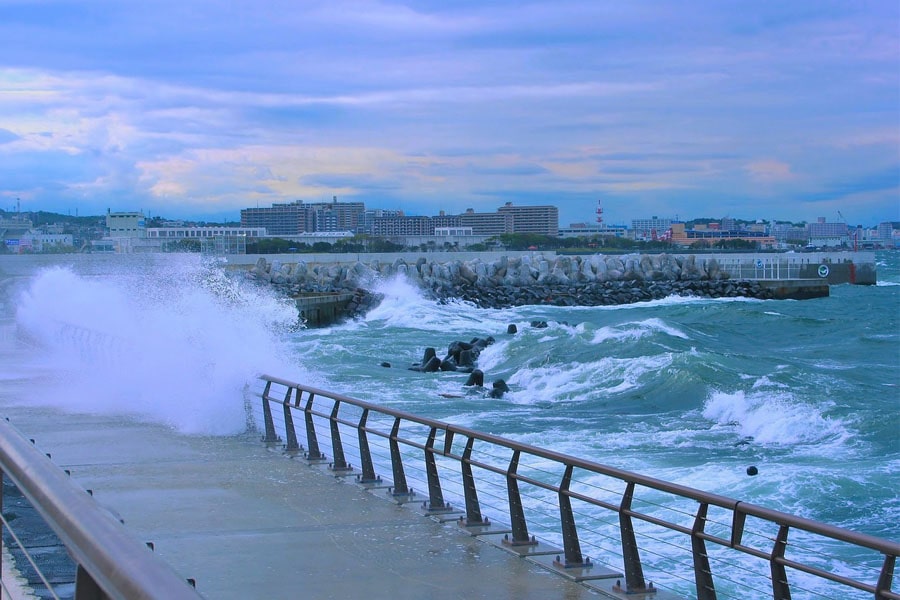 Typhoons commonly occur in August and September, which can create days and even up to a week where places are shut