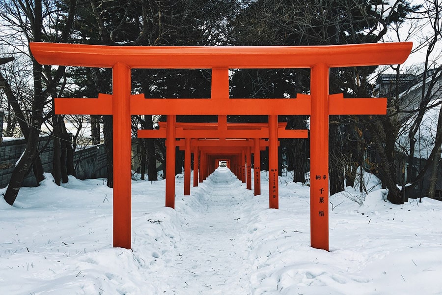Sapporo Inari Shrine, in Hokkaido Prefecture