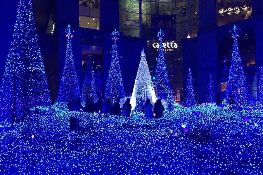 Winter illumination festivals are popular throughout winter, and provide a colourful experience to help you enjoy winter in Japan