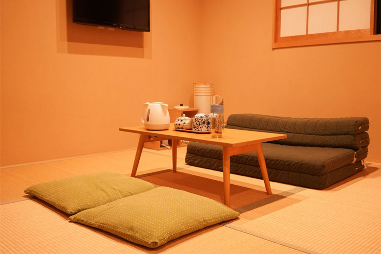 Guesthouses are great ways to save money on hotels in Japan.