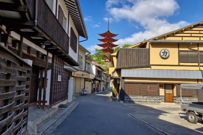 Streets of miyajima, free from tourists