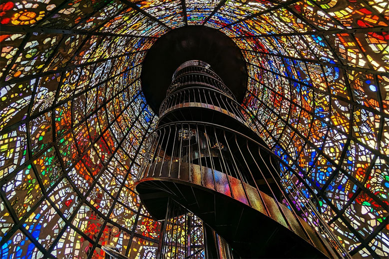 The Spiral Staircase at the Hakone Open Air Museum